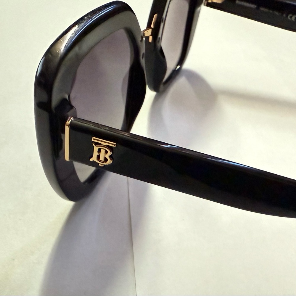 Burberry Black Sunglasses with Gold Accents
